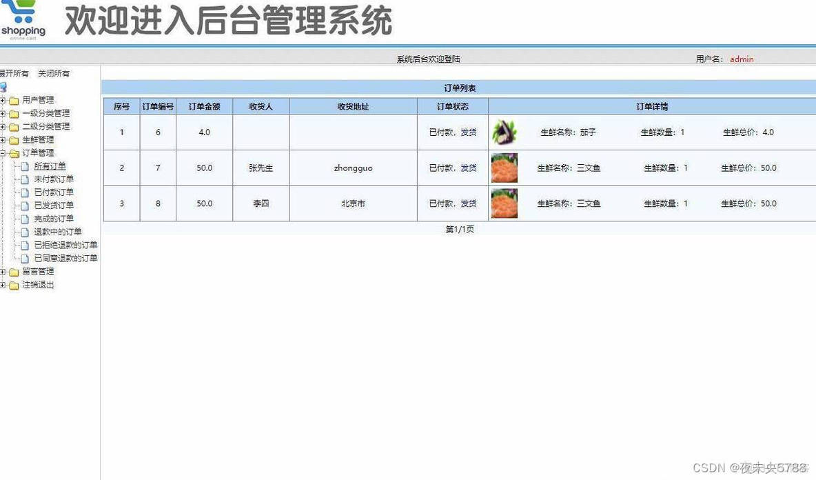 java购物结算系统代码 java购物管理系统_开发语言_08