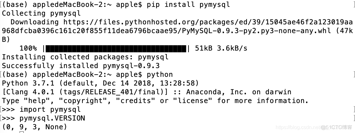 macbook mysql客户端 mac上的mysql客户端_python3_07