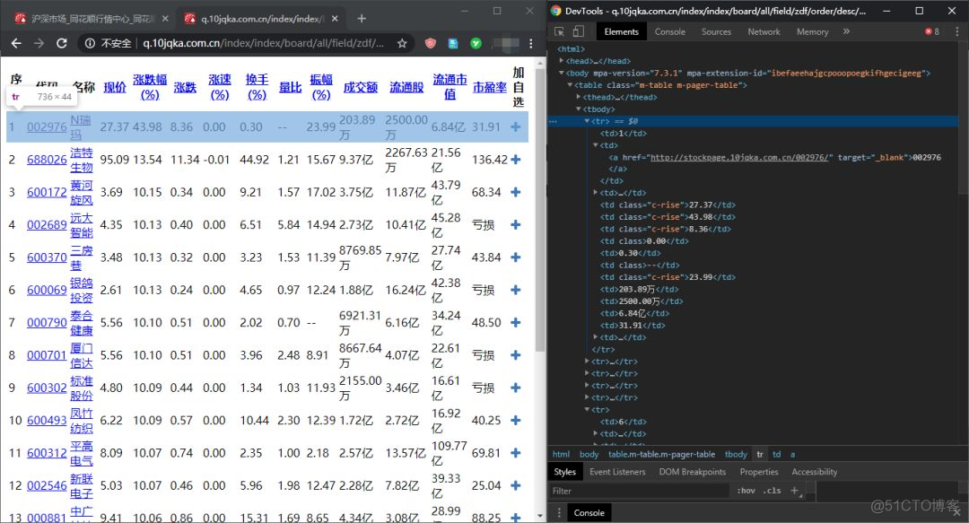 python连接同花顺数据 python调用同花顺_爬虫_12