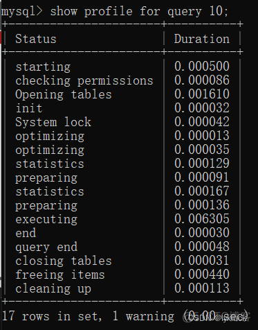 MySQL性能分析套路 mysql性能分析命令_java_09