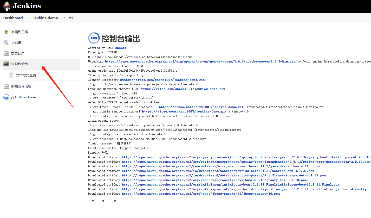 配置jenkins：配置jdk、配置maven、测试pipeline_bash_13