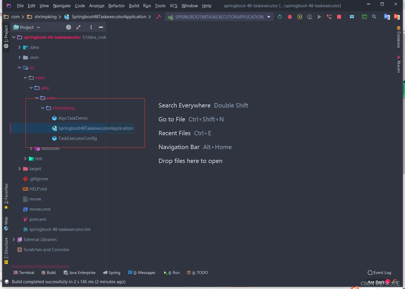 springboot 多线程TaskExecutor_java