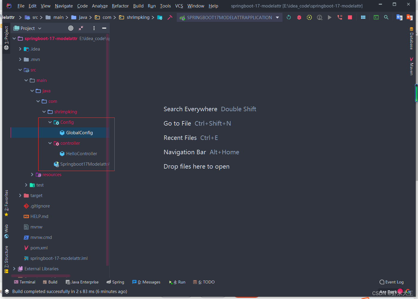 springboot添加全局数据ModelAttribute_java