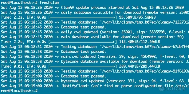 Linux病毒查杀软件Clamav_开源杀毒软件_03