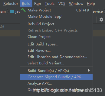 android studio 命令行打包 设置签名 android studio打包教程_Android