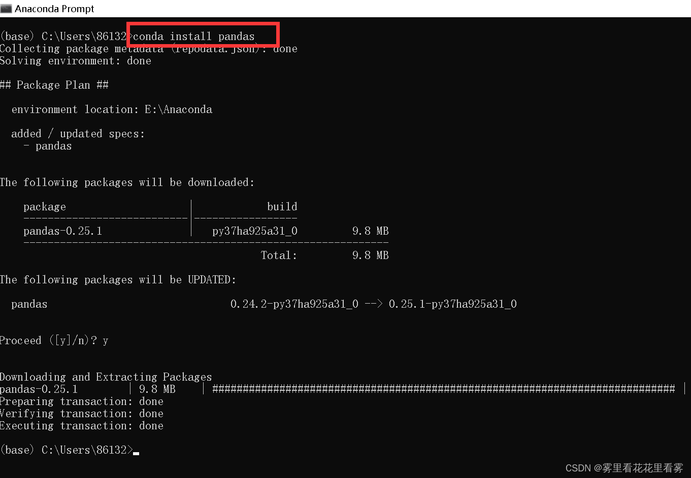 annconda如何更新python版本 anaconda升级pandas_深度学习_02