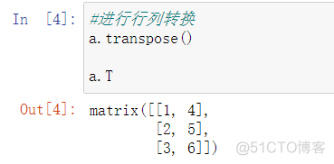 python 矩阵运算 dot python如何进行矩阵运算_python_04