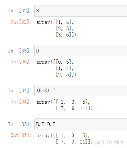 python 矩阵运算 dot python如何进行矩阵运算_python_17