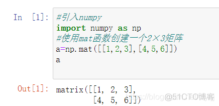 python 矩阵与运算 python做矩阵运算_二维数组