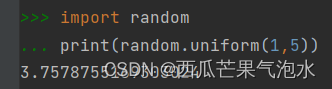 python random的用法 python的random()函数用法_python random的用法_02