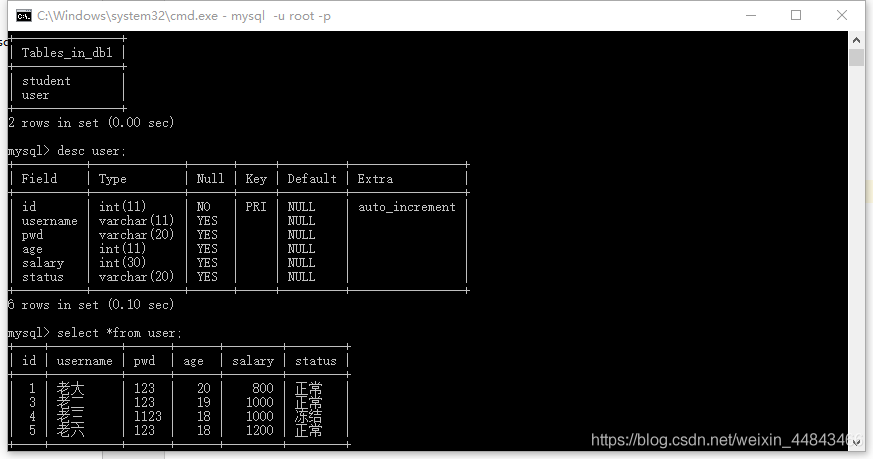 mysql 存储过程 定义数组类型 mysql定义一个存储过程_SQL