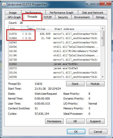 windows 查看java 进程 windows查看java进程详细信息_java_04