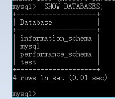 mysql显示数据库命令 显示mysql数据库内容_数据库