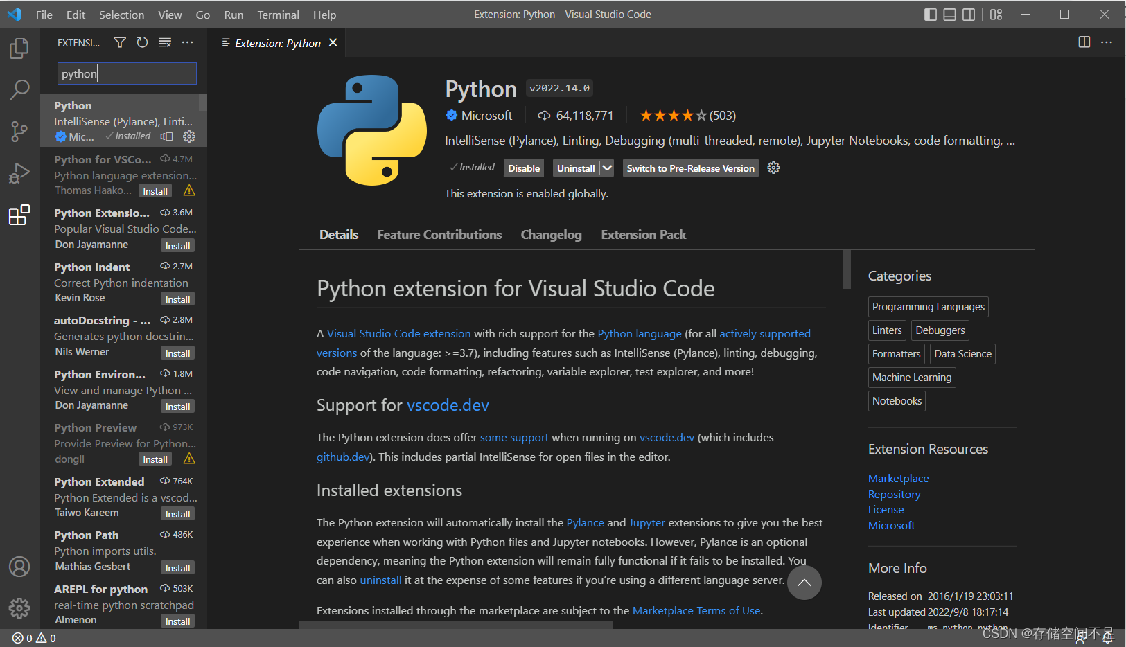 vscode查找python安装路径 vscode中安装python插件_Python