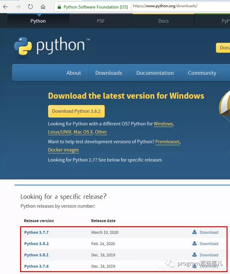 2021 python安装 python2020安装教程_官网_02