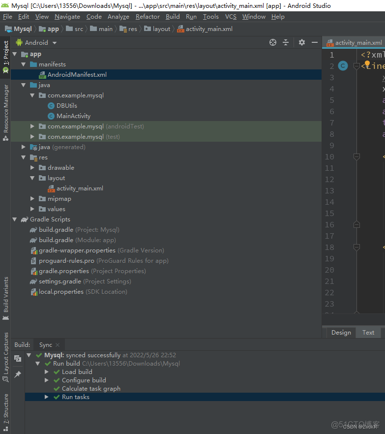 AndroidStudio 链接服务器 android studio连接服务器数据库_数据库_05