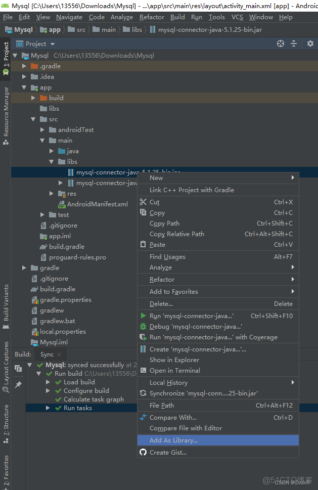 AndroidStudio 链接服务器 android studio连接服务器数据库_AndroidStudio 链接服务器_09