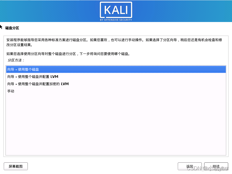 kali linux 安装 docker kali linux安装教程2020.4_安装程序_20