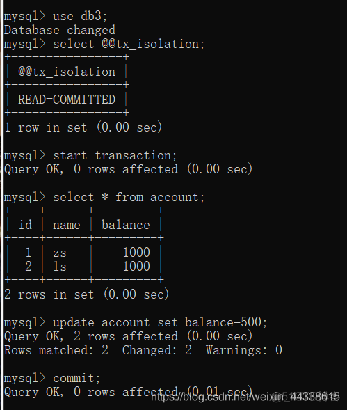 Mysql提交未提交的事务 mysql提交事物_隔离级别_05