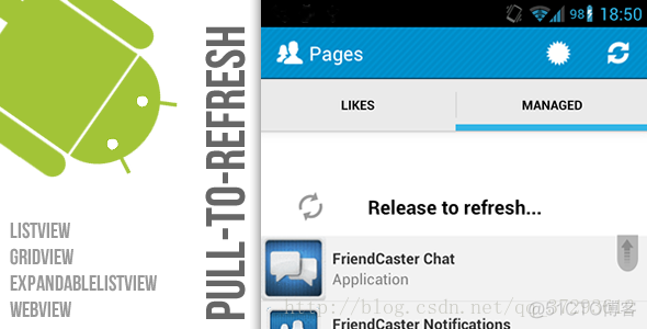 android listview 下拉刷新 android 下拉刷新控件_ide