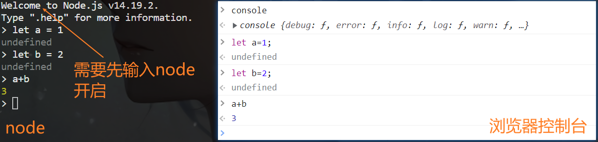 javascript如何执行Nodejs脚本 node 执行js代码块_获取参数_02