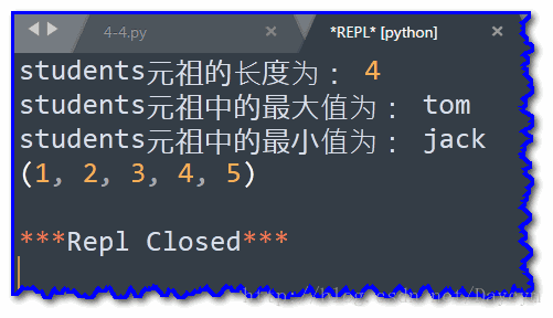 python 元祖取值 python中的元祖_删除元素_04