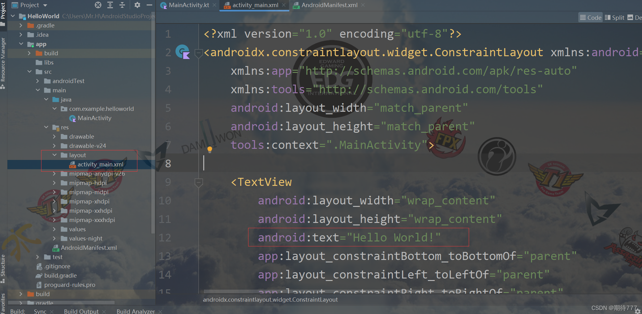 android开发 world 只有hello android studio hello world代码_hello world_13