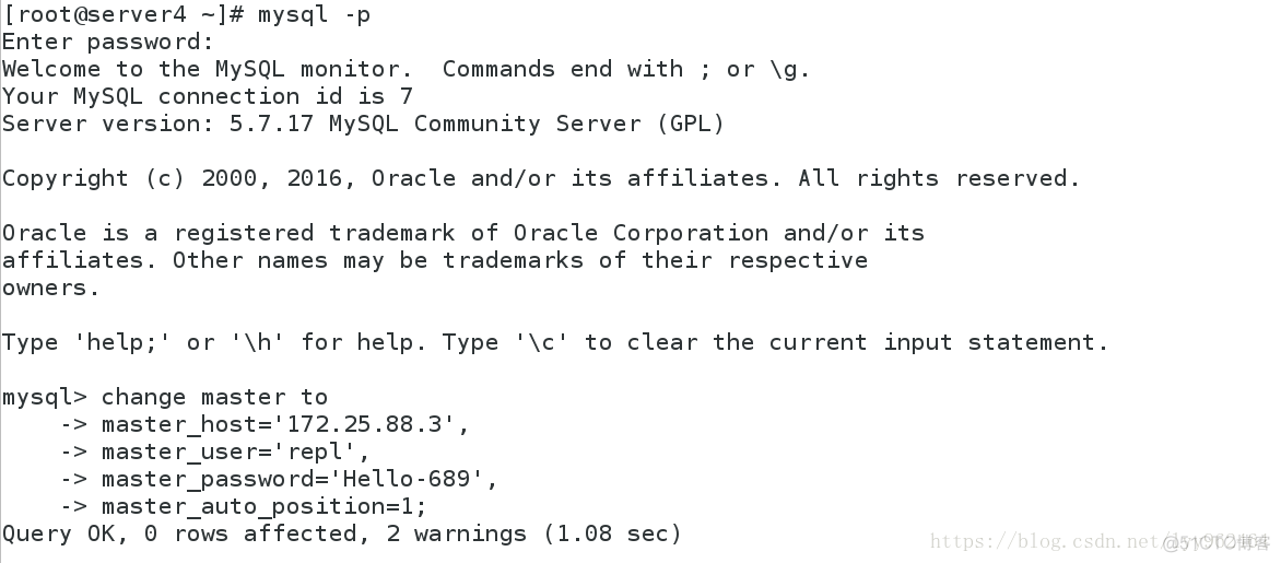 change mysql 主从复制 mysql实现主从复制_服务器_48