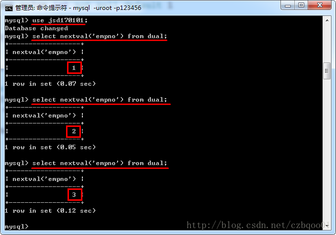 create mysql table 自增 mysql创建自增序列_mysql自增序列_03