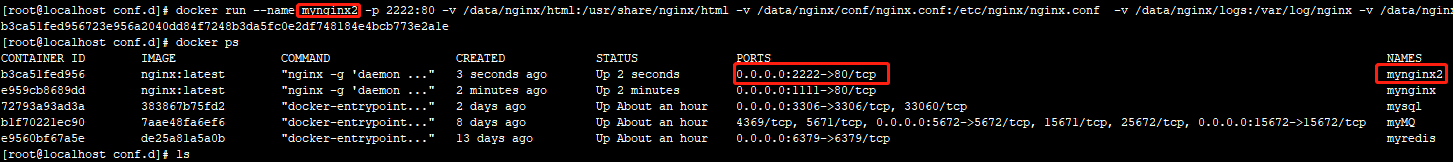 docker 安装nginx 并挂载配置 docker nginx挂载目录_nginx_12