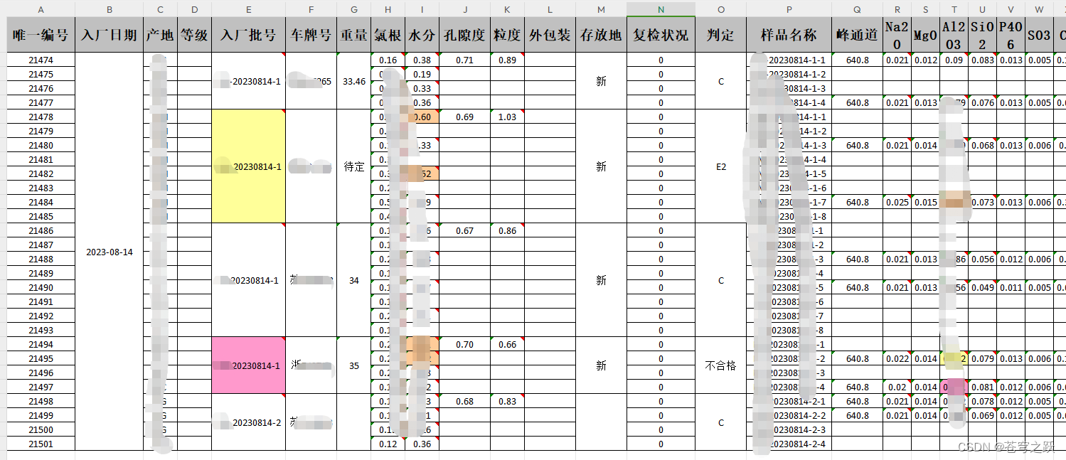 easyexcel合并单元格底色_java