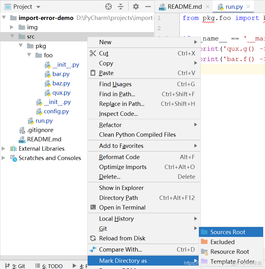 import崩溃 python python from import报错_根目录_03