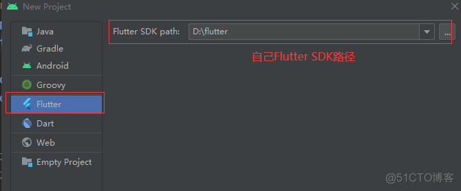 Android Studio中运行flutter项目 android studio创建flutter项目_ci_05