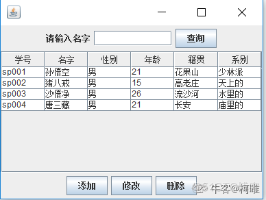 java 数据库 登录界面 java做数据库界面_java 数据库 登录界面