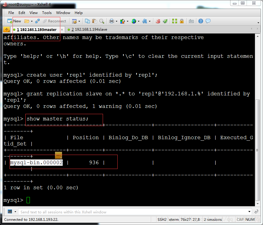 mysql 查看主从状态 mysql5.7主从_数据库_05