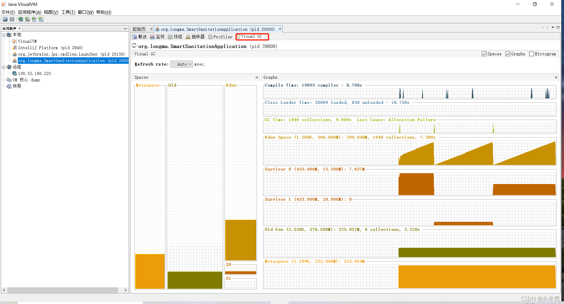 java visualvm怎么连接远程地址 java visualvm远程监控_java_18