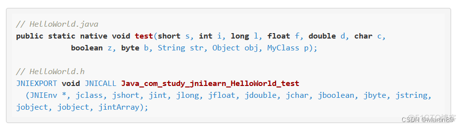 java数字映射等级 jna数据类型映射_Java_04