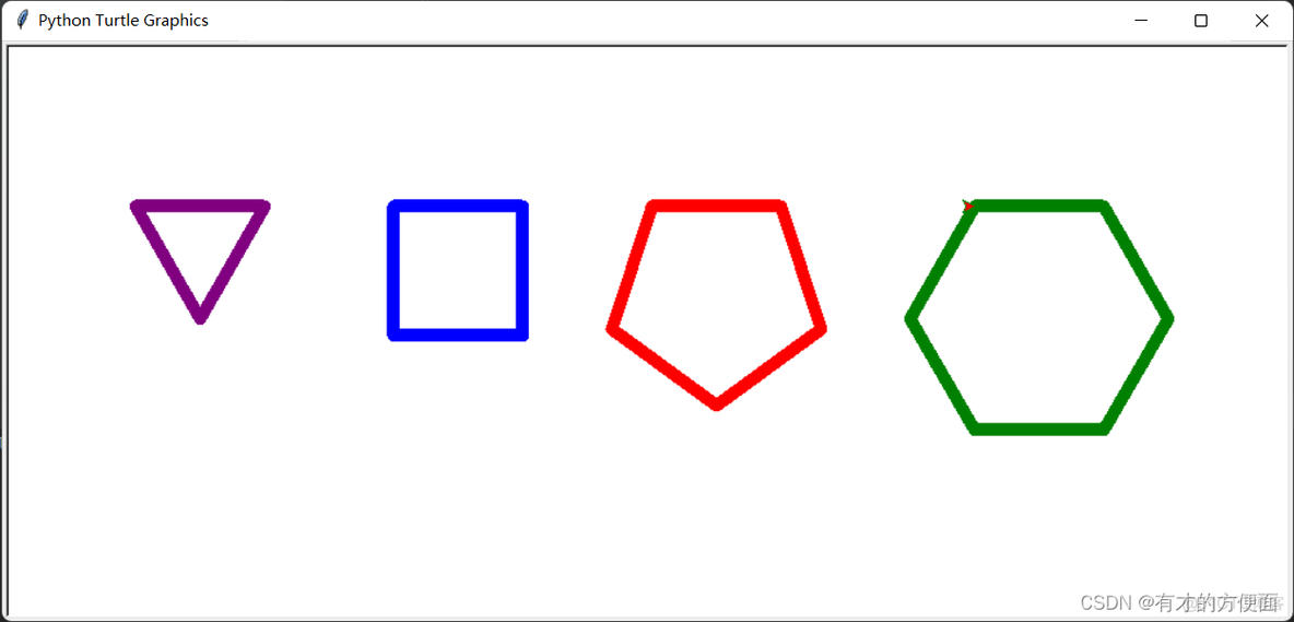 用python画正五边形中的角度 怎么用python画正五边形_python