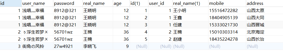 mysql查询多个字段 mysql多个子查询_MySQL_02