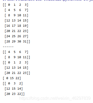 python输出数组的索引号 python 数组 索引_python_03