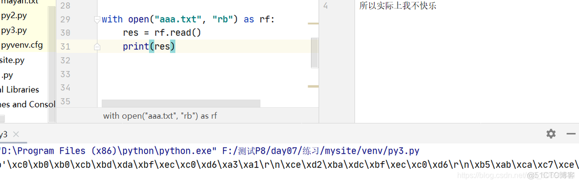 python如何处理文件 python对文件的处理_打开文件_12