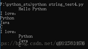 python字符串有几种写法 python的字符串有哪些_Python学习笔记_04