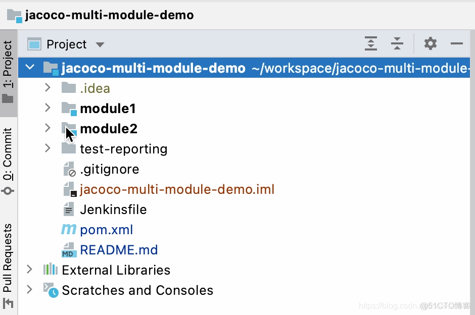 java 单测覆盖率作弊 java代码覆盖率原理_多模块_04