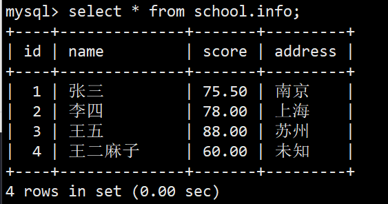 mysql数据库用法 mysql 使用数据库_mysql_12