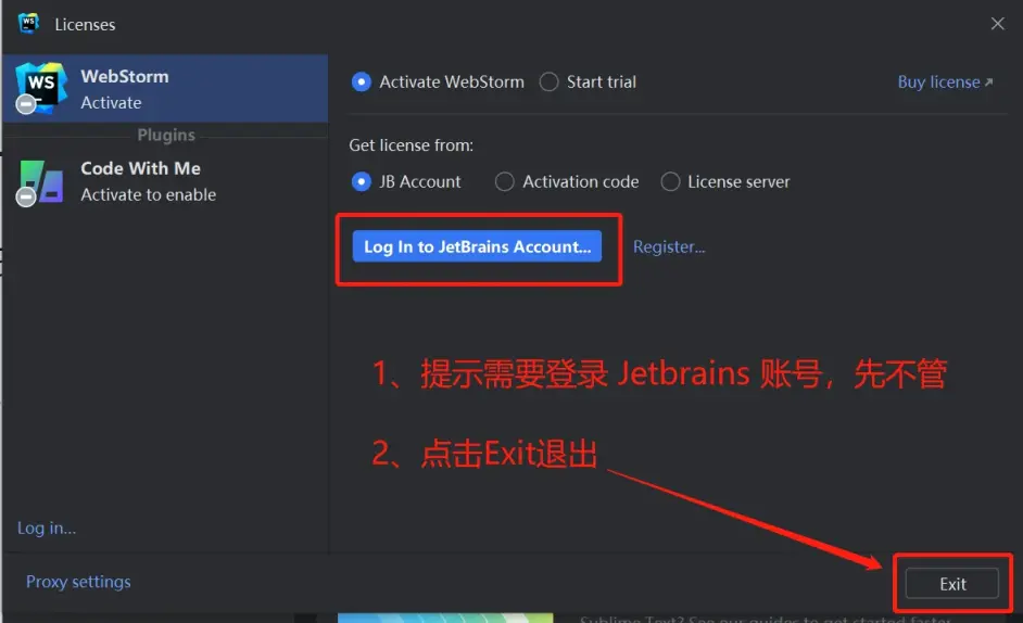 Webstorm 2023.2 最新安装教程(附激活码,亲测有效)_Webstorm_07