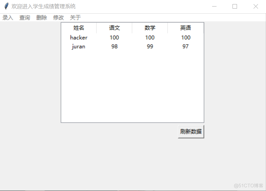 python学生成绩数据生成图表 python编写学生成绩_绑定变量_04