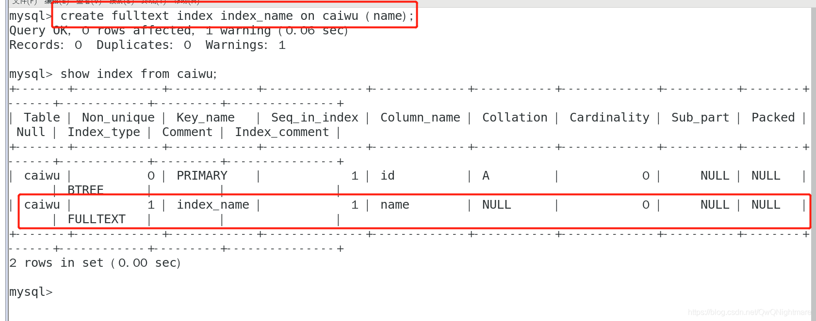 mysql给视图建立索引 mysql 视图索引_mysql给视图建立索引_04