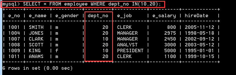 mysql 在一个库中查询一个值 mysql查询所有库_字段名_54