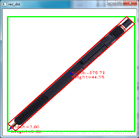 python opencv 绘制最小外接矩形 opencv最小外接矩形原理_#include_05