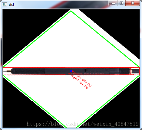 python opencv 绘制最小外接矩形 opencv最小外接矩形原理_#include_08